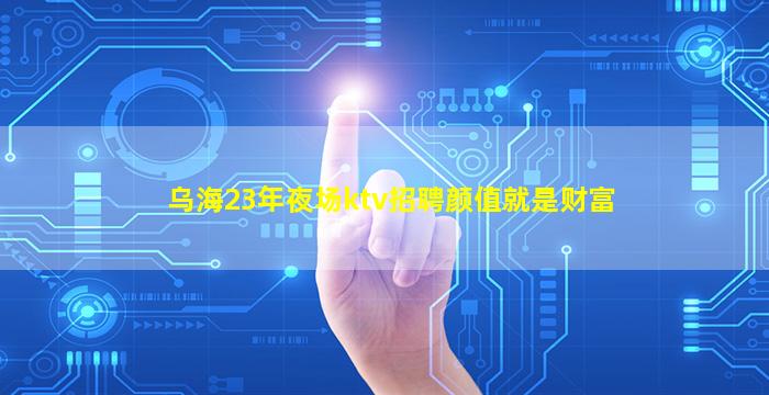 乌海23年夜场ktv招聘颜值就是财富